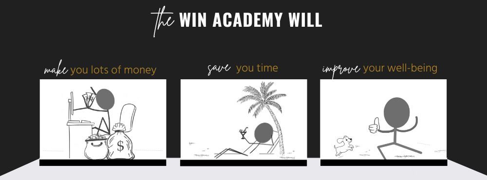 Here is how you'll benefit when you get in to the WIN ACADEMY